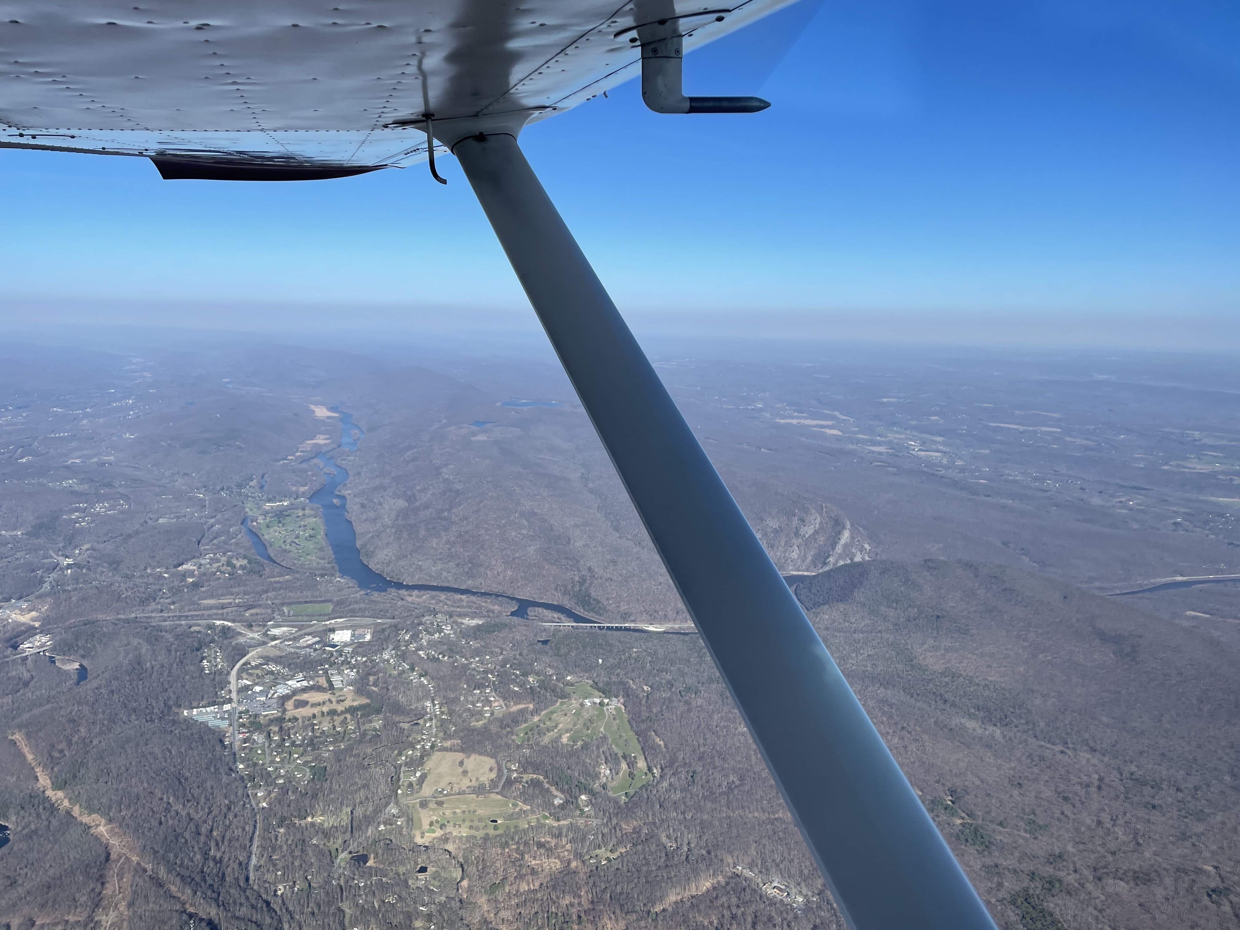 Delaware Water Gap with the Pennsylvania town